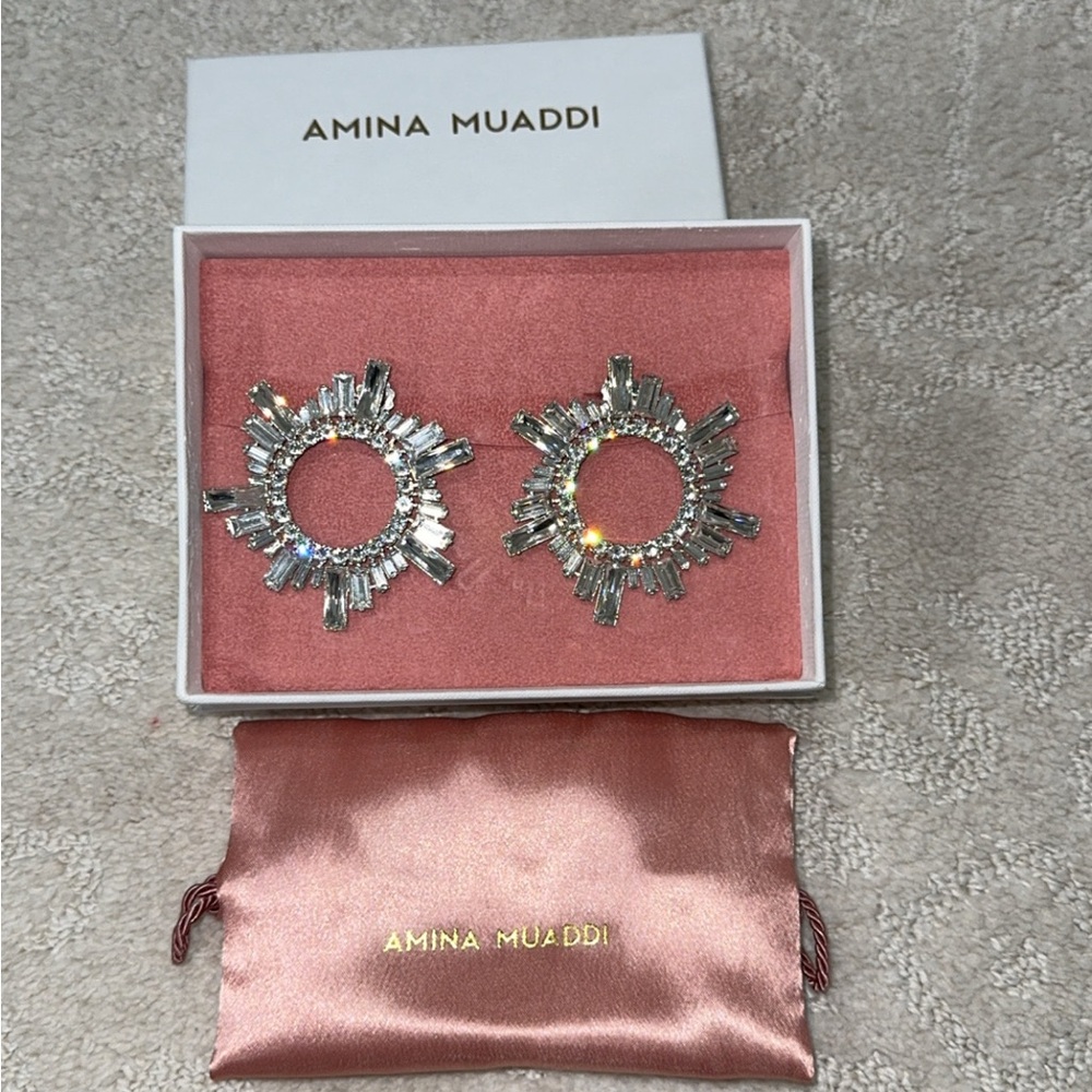 Amina Muaddi Earrings